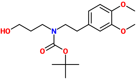(图片) MC003791 t-Bu [3-hydroxypropyl][2-(3,4-di-MeO-Ph)ethyl]carbamate